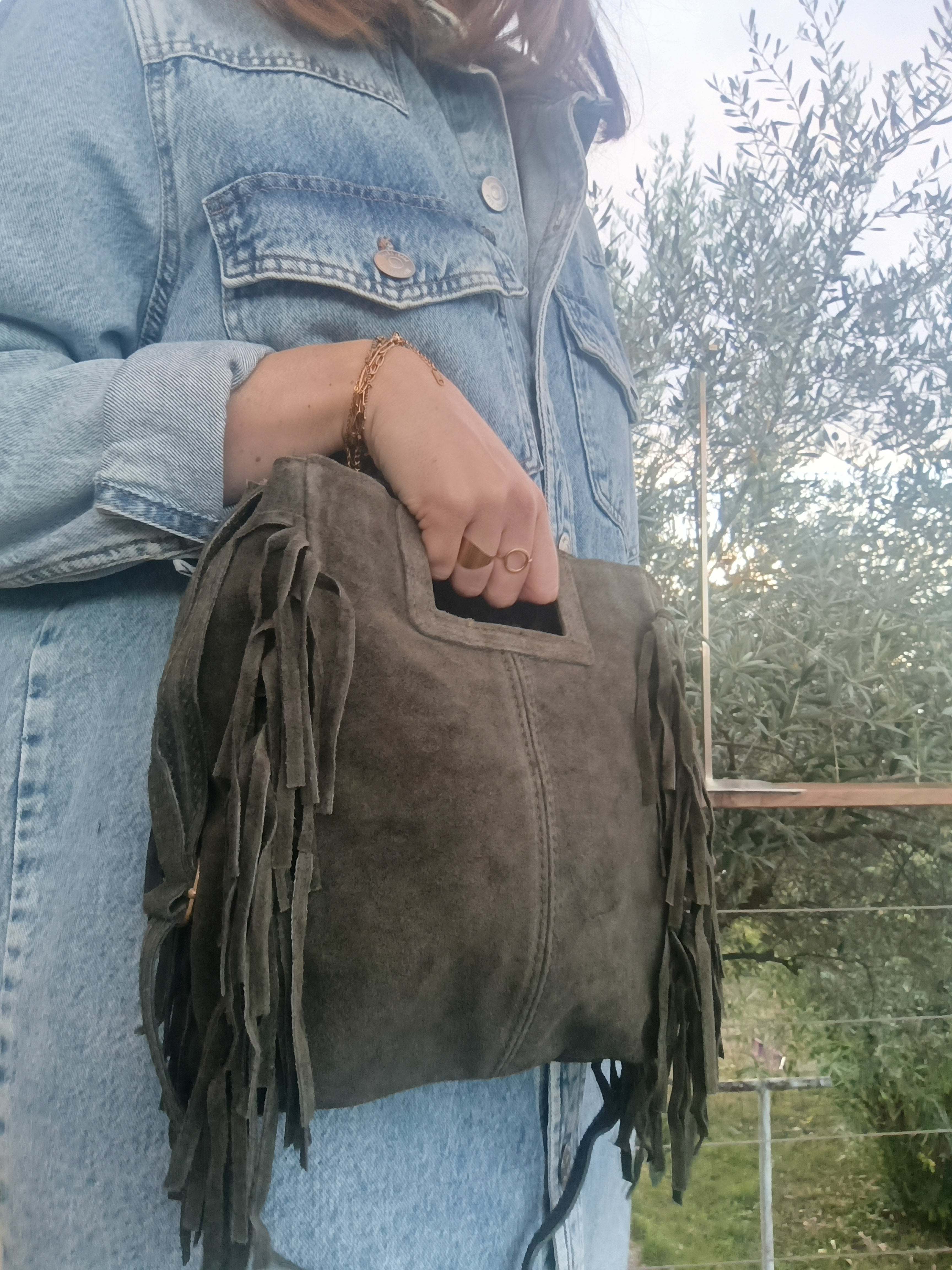LOLA - Sac à main et/ou à bandoulière avec franges