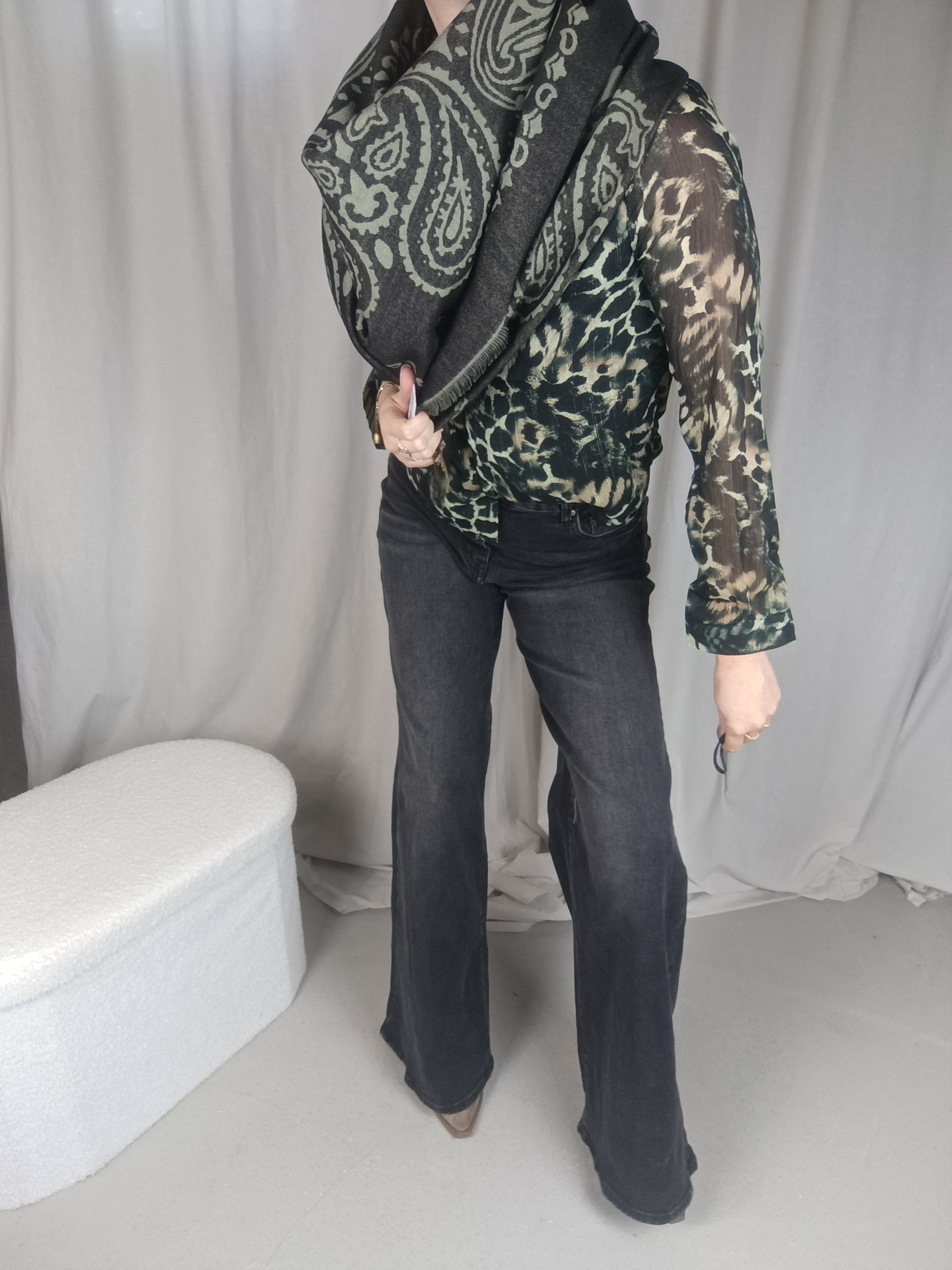 NOA - Foulard "bandana" réversible