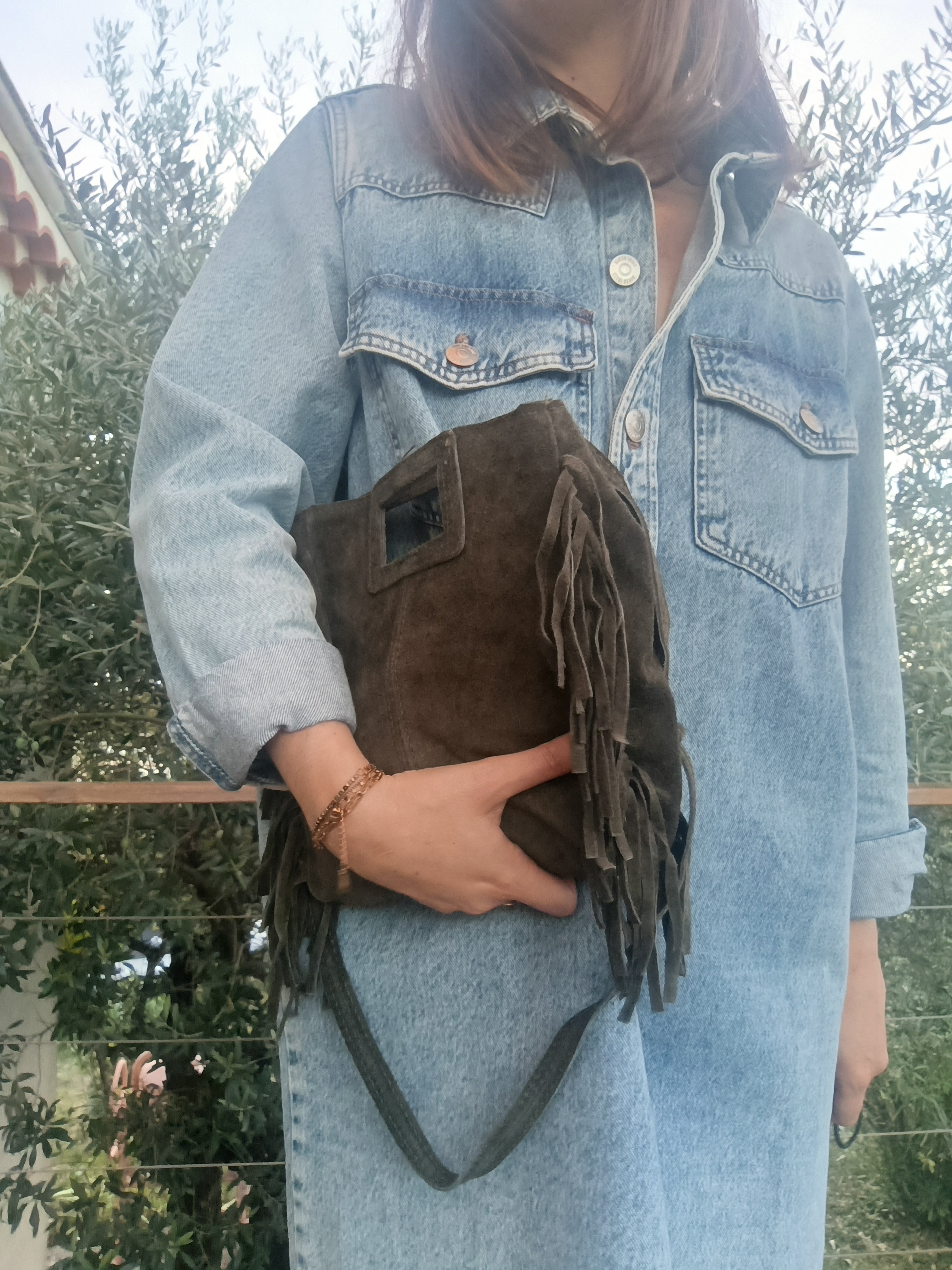 LOLA - Sac à main et/ou à bandoulière avec franges