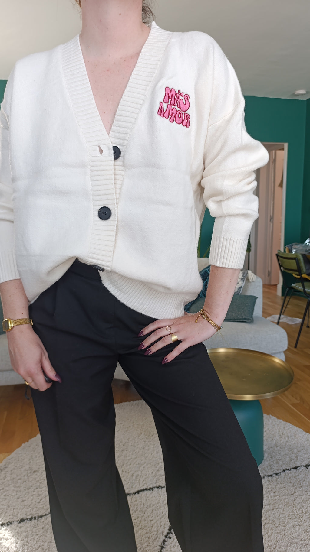 ALBAN - Gilet oversize Mas Amor