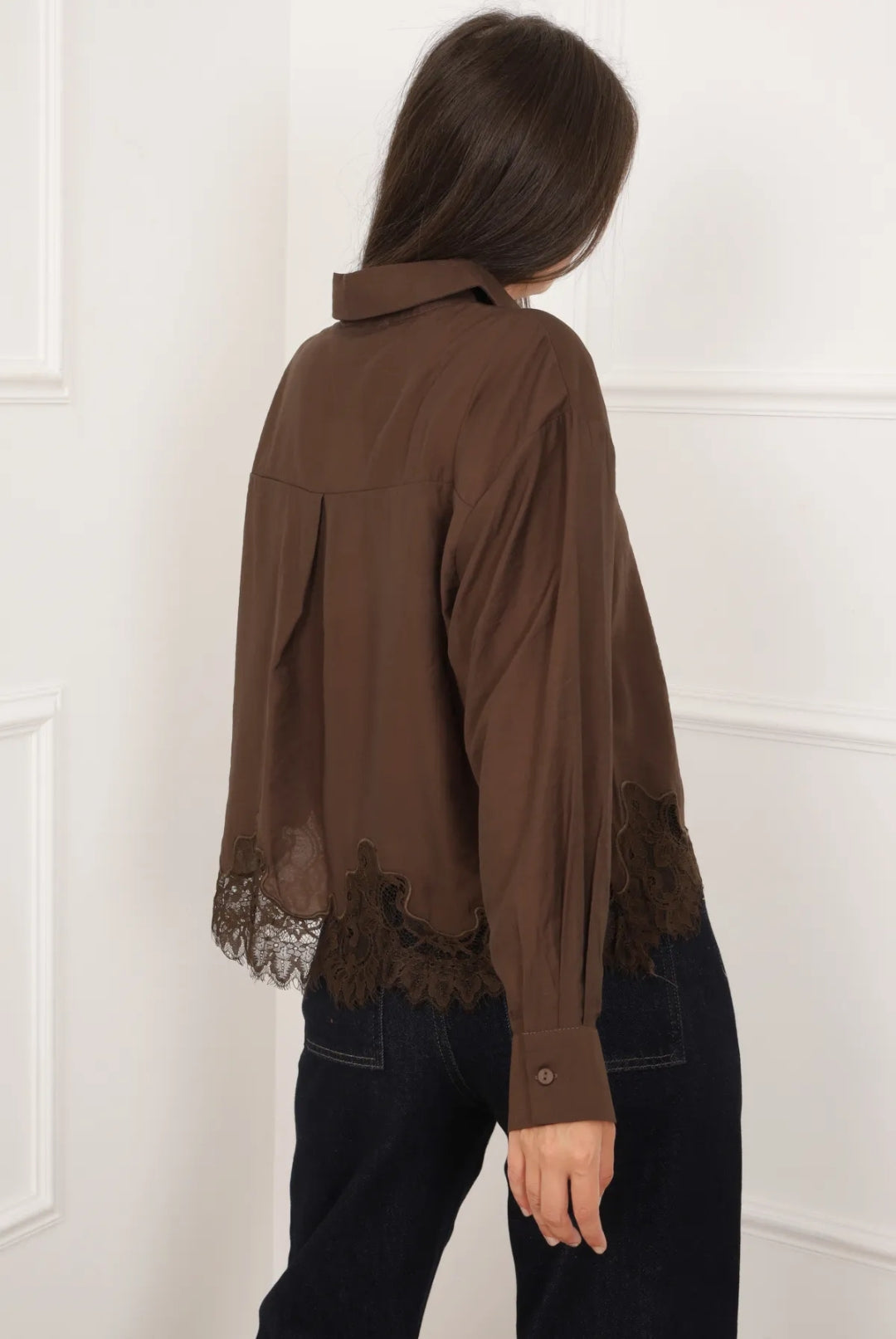 JULIETTE - Chemise détail dentelle