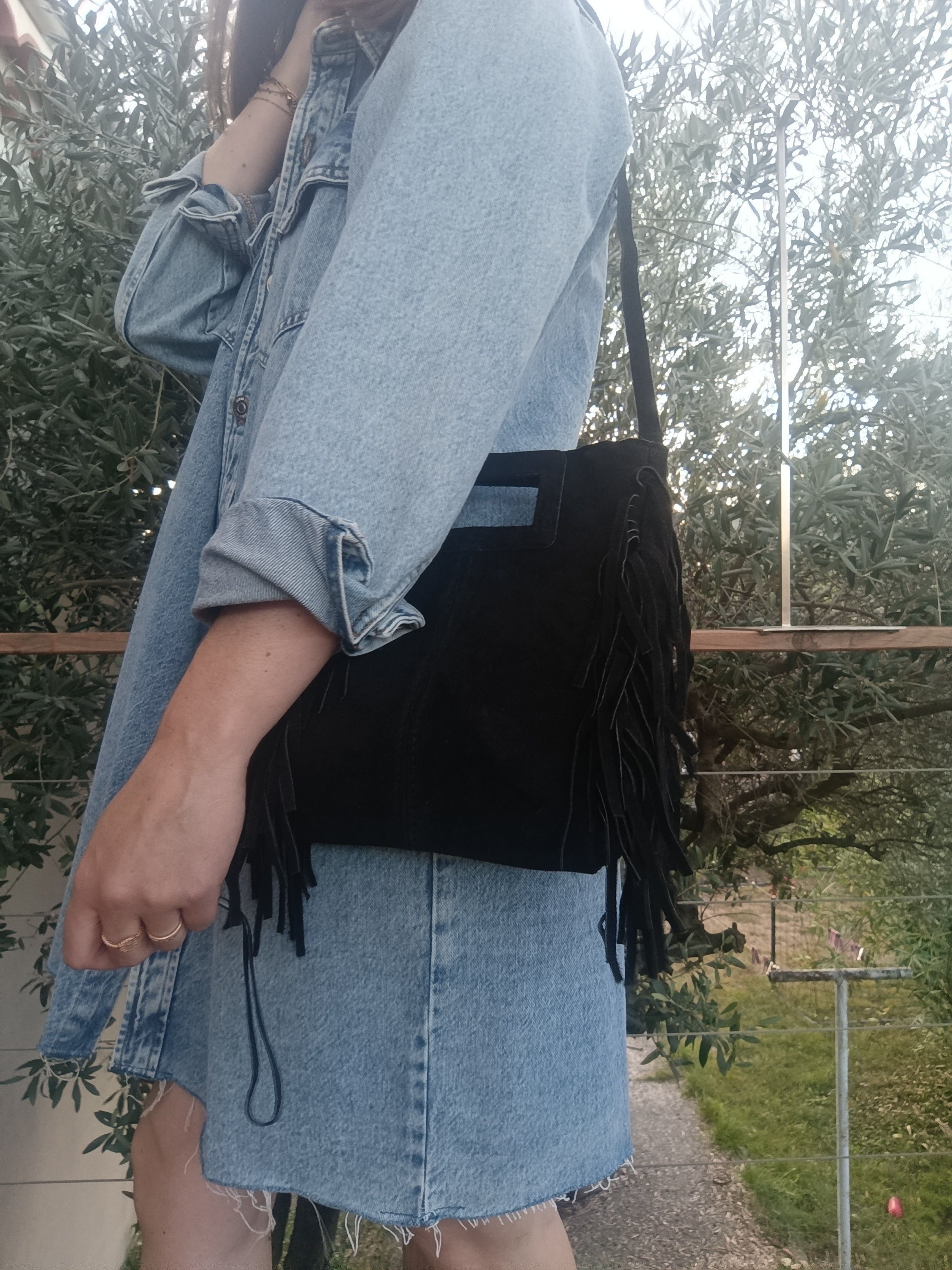 LOLA - Sac à main et/ou à bandoulière avec franges