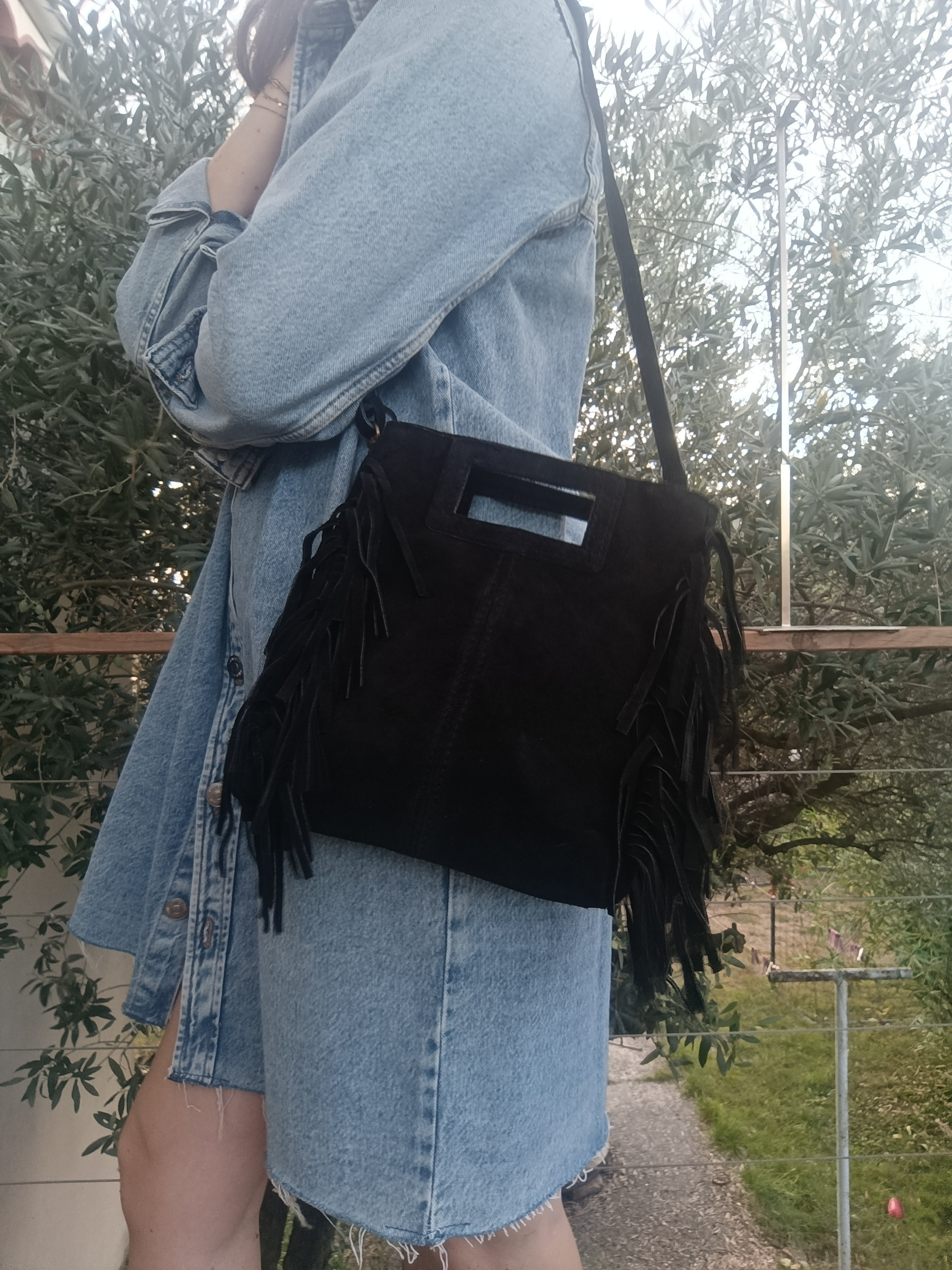 LOLA - Sac à main et/ou à bandoulière avec franges