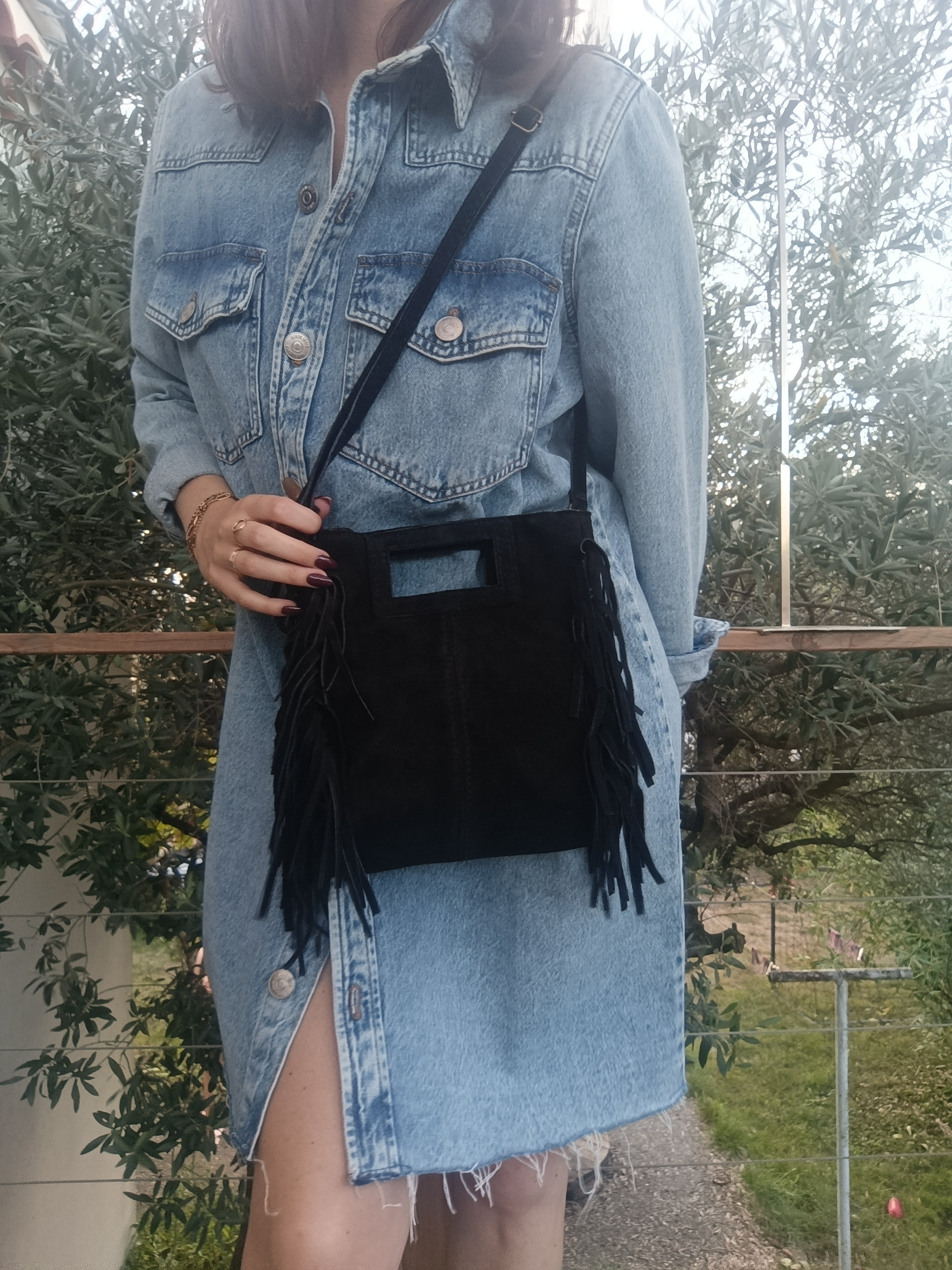 LOLA - Sac à main et/ou à bandoulière avec franges